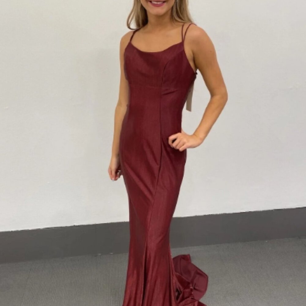 Wine Prom Dress
